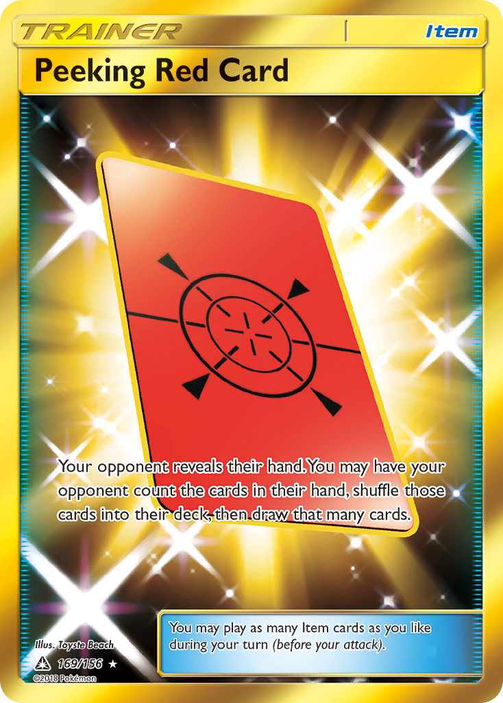 Peeking Red Card - 169/156 - EN Peeking Red Card - 169/156 - EN
