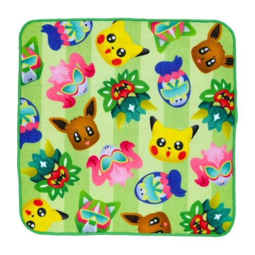Pikachu & Evoli Hand Towel - 25 x 25 cm