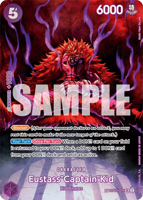 Eustass"Captain"Kid - OP05-074-SP Eustass"Captain"Kid - OP05-074-SP