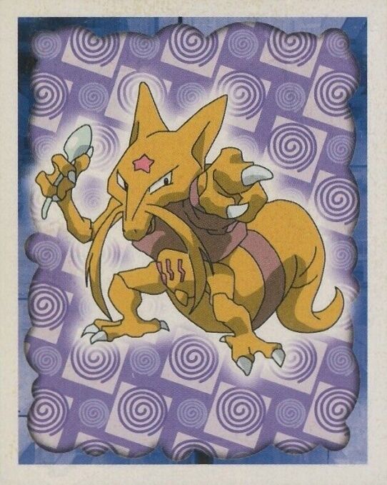 Kadabra - 64 - Merlin Sticker Series 1