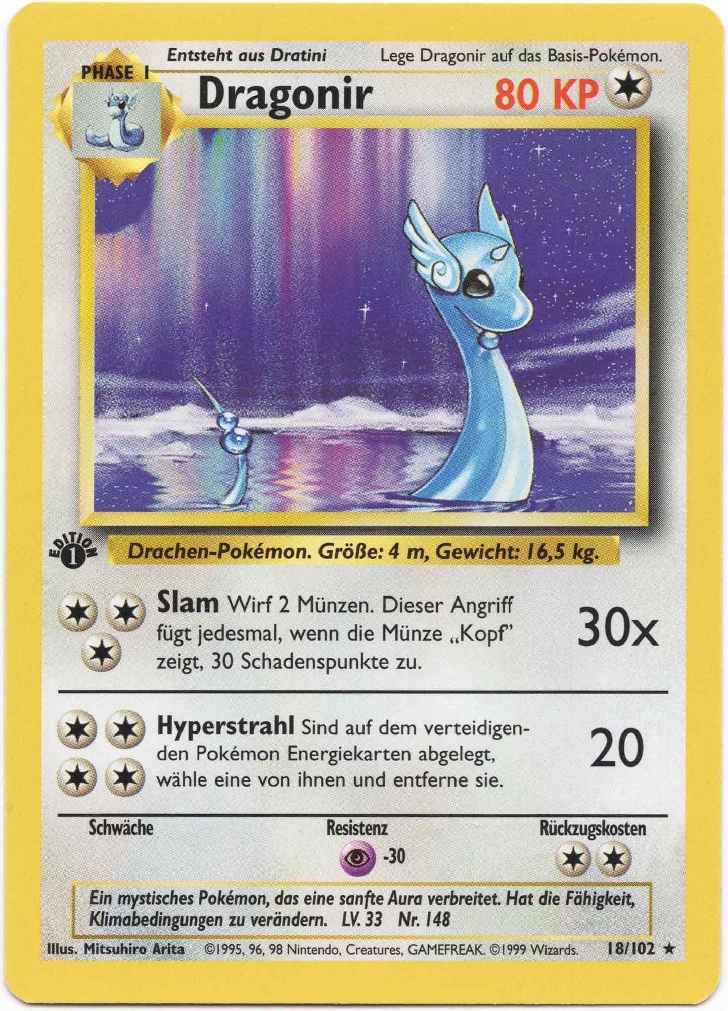 dragonir-18-102-pok-mon-tcg-1-edition Dragonir 18/102 1. Edition - Pokémon TCG