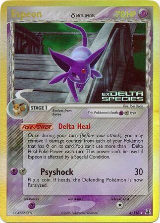 Espeon - 4/113 - Reverse Holo - EN Espeon - 4/113 - Reverse Holo - EN