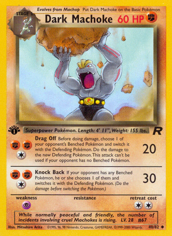 Dark Machoke - 40/82 - EN Dark Machoke - 40/82 - EN