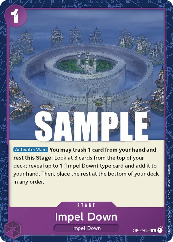 Impel Down - OP02-092 Impel Down - OP02-092