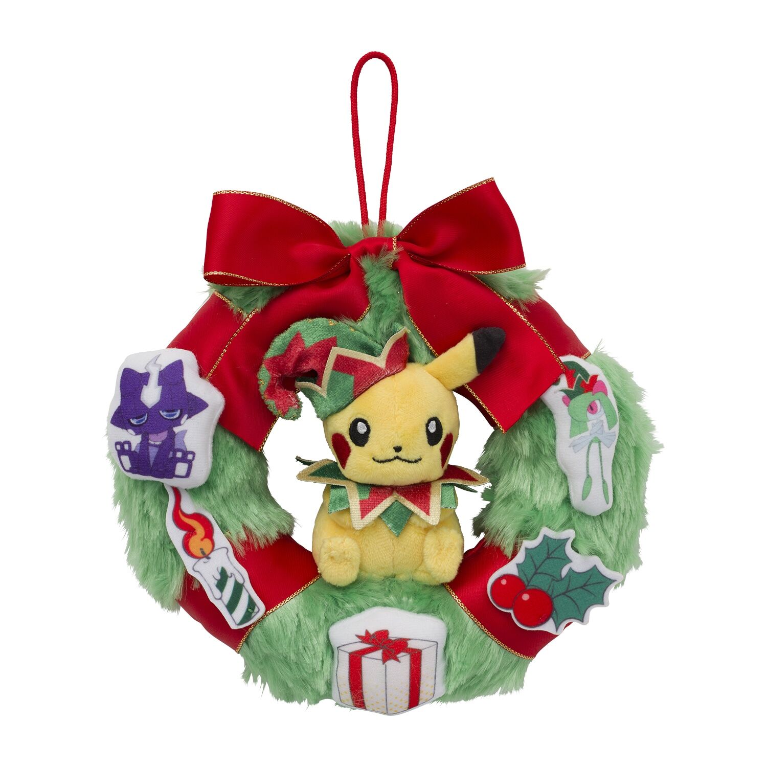 Pikachu Pokémon Holiday Workshop Wreath Plush - 17 cm