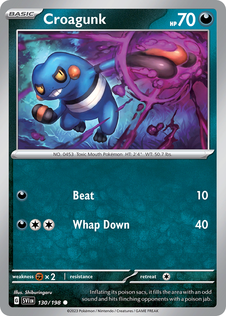 Croagunk - 130/198 - EN Croagunk - 130/198 - EN