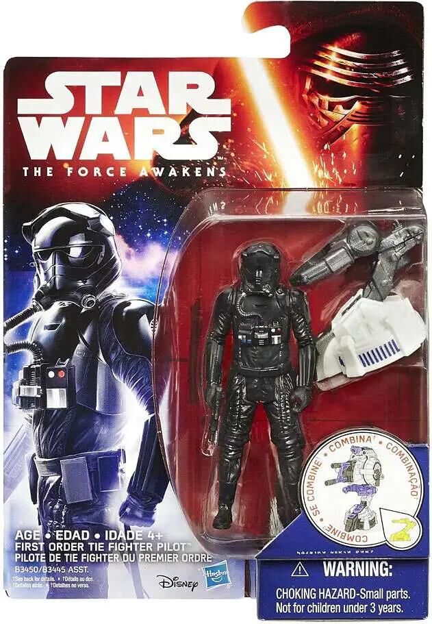 Star Wars The Force Awakens Jungle & Space First Order Tie Fighter Pilot Action Figure