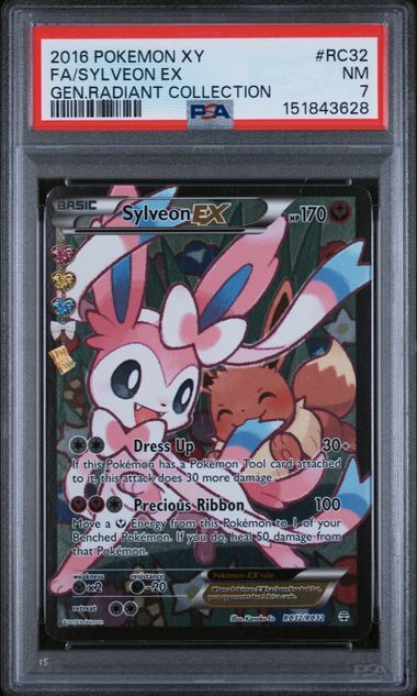 Sylveon ex #RC32 - XY Generations Radiant Collection - PSA 7 NM - Pokemon
