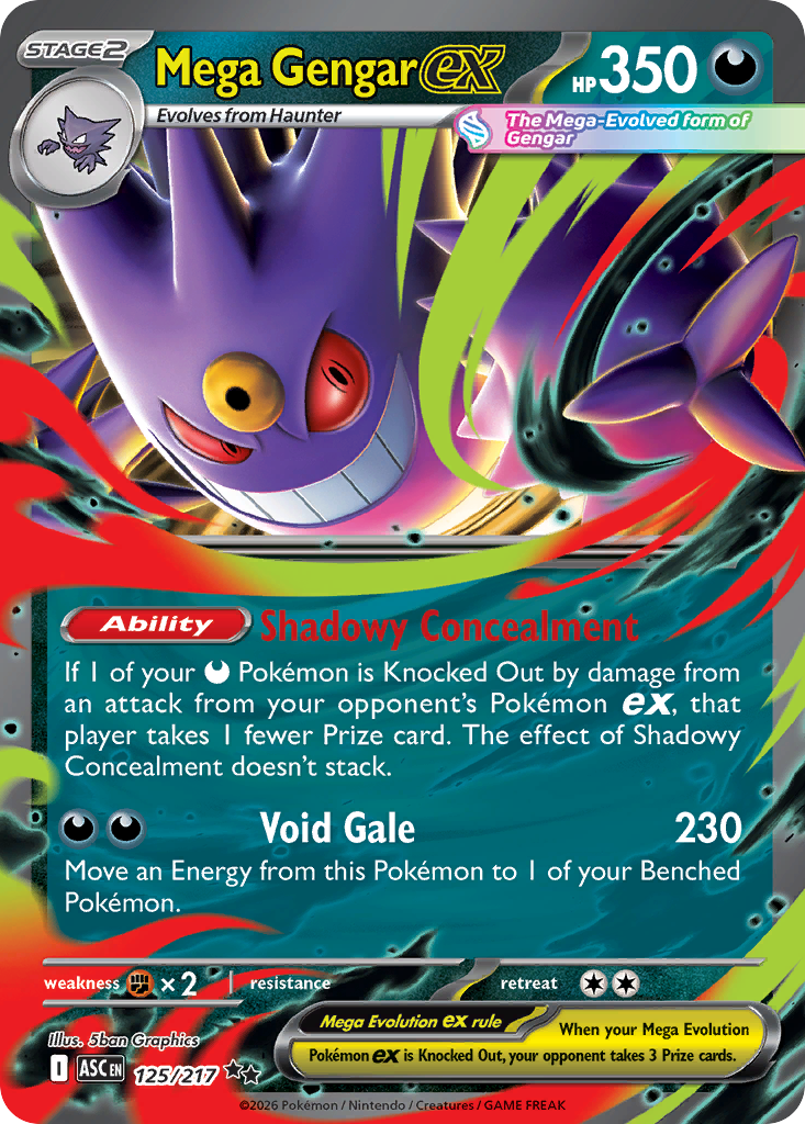 Mega Gengar ex - 125/217 - EN