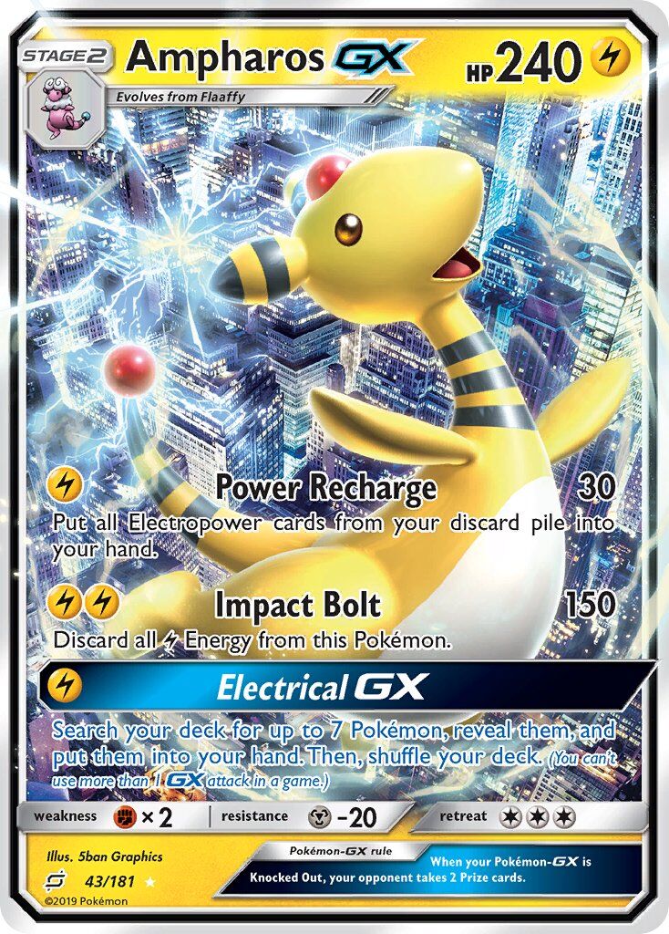 Ampharos-GX - 43/181 - EN Ampharos-GX - 43/181 - EN