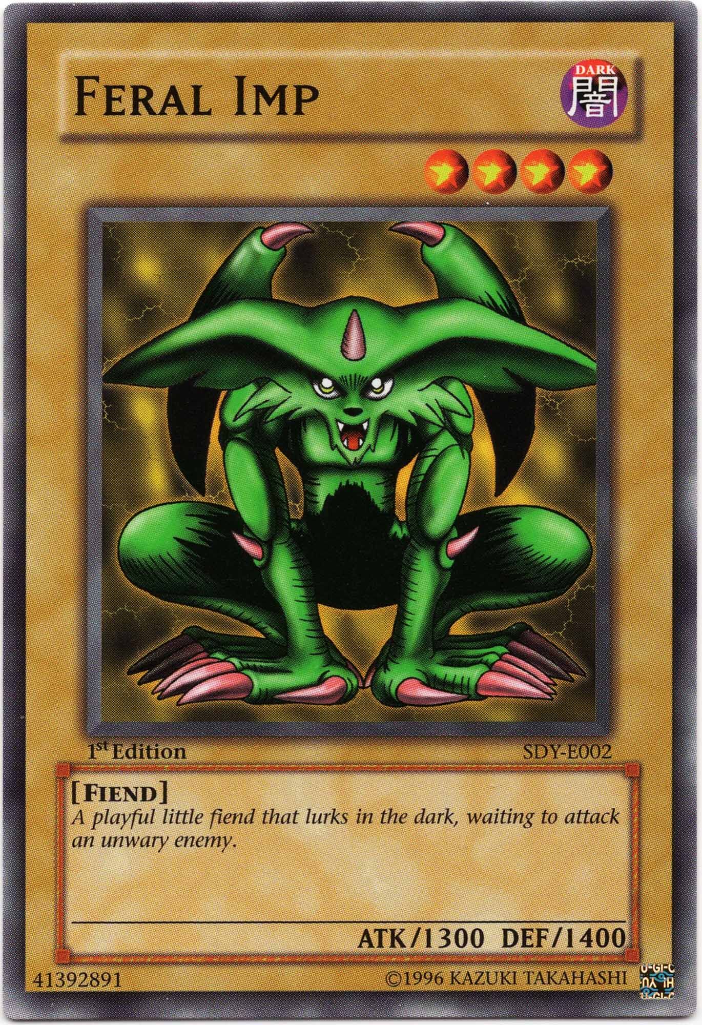 feral-imp-sdy-e002-common-1st-edition-near-mint Feral Imp - SDY-E002 - Common - 1st Edition (Near Mint)
