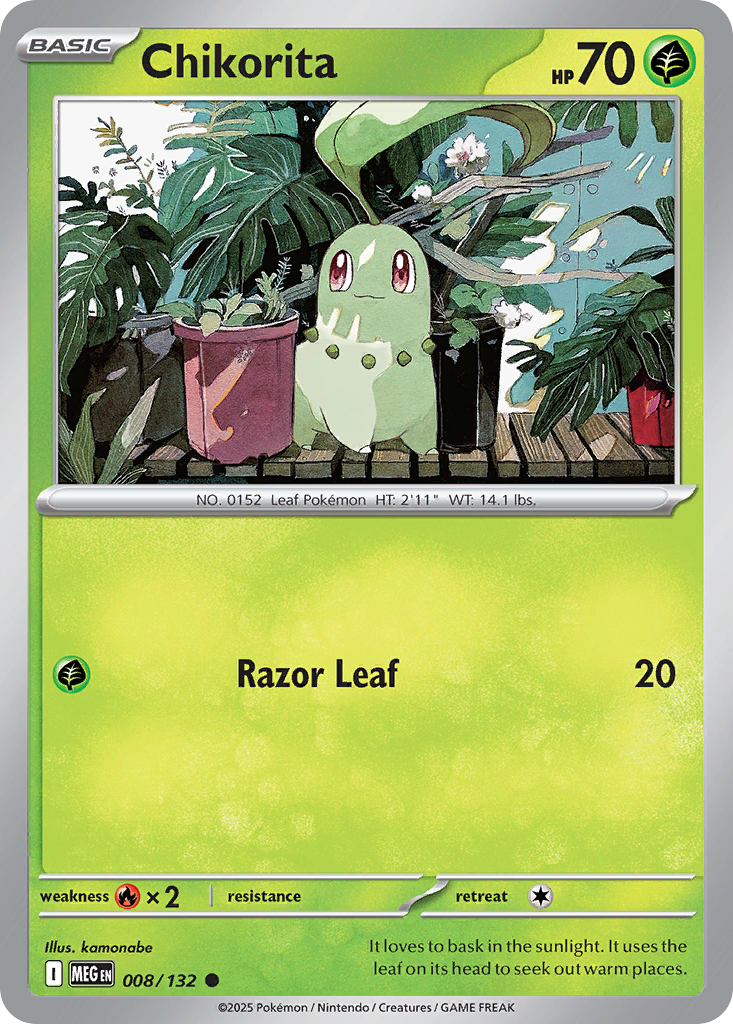 Chikorita - 008/132 - EN Chikorita - 008/132 - EN