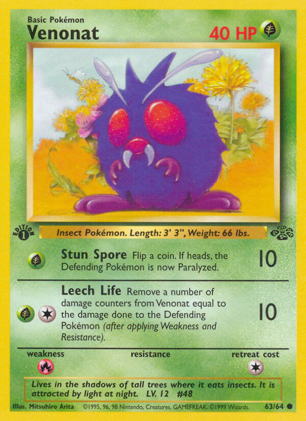 Venonat - 63/64 - 1st Edition - EN