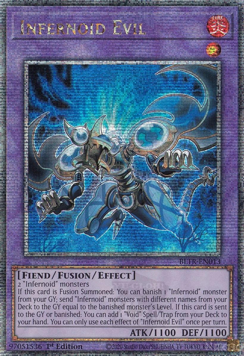 Infernoid Evil - BLTR-013 - Quarter Century Secret Rare - 1. Auflage Infernoid Evil - BLTR-013 - Quarter Century Secret Rare - 1. Auflage