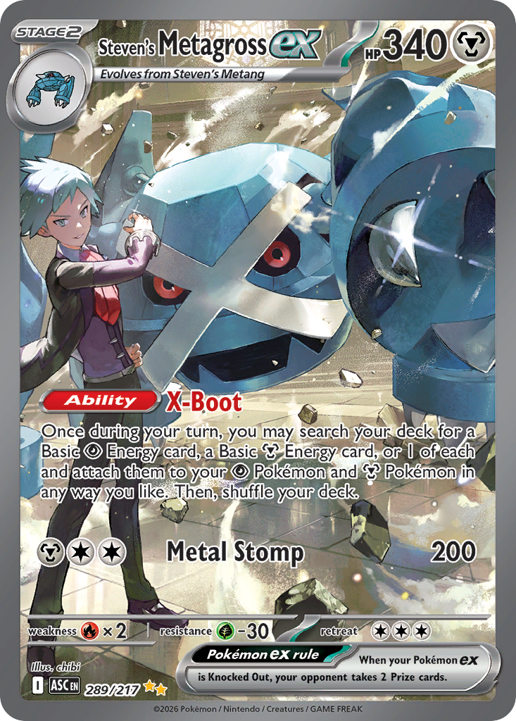 Steven’s Metagross ex - 289/217 - EN