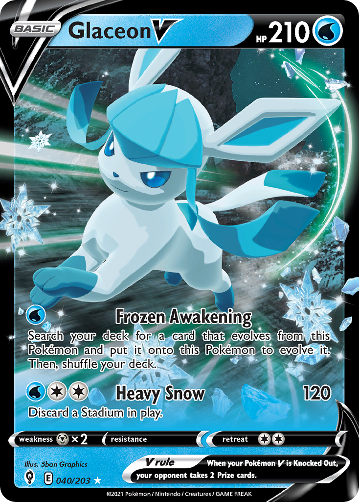 Glaceon V - 040/203 - EN Glaceon V - 040/203 - EN