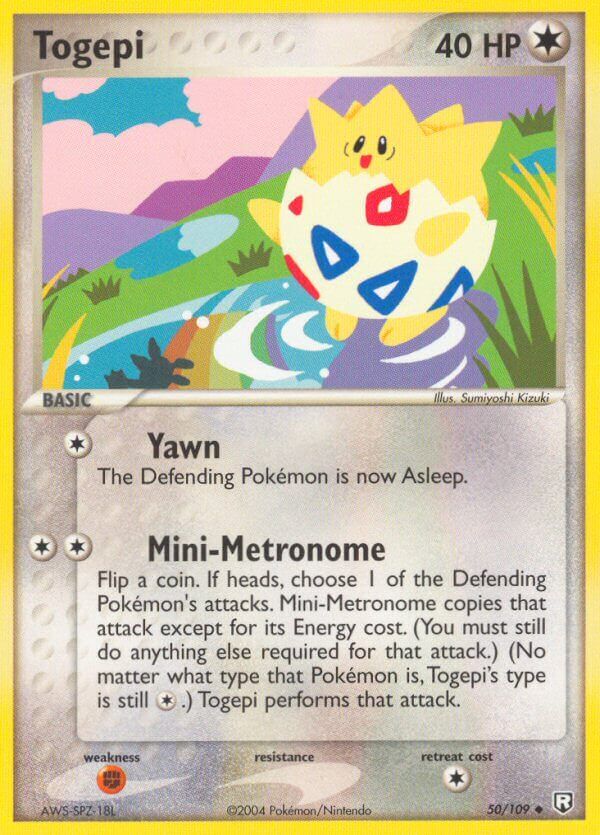 Togepi - 50/109 - Reverse Holo - EN Togepi - 50/109 - Reverse Holo - EN