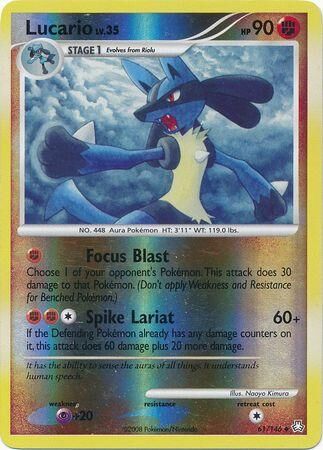 Lucario - 61/146 - Reverse Holo - EN