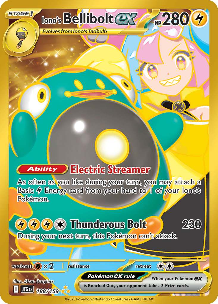 Iono’s Bellibolt ex - 188/159 - EN