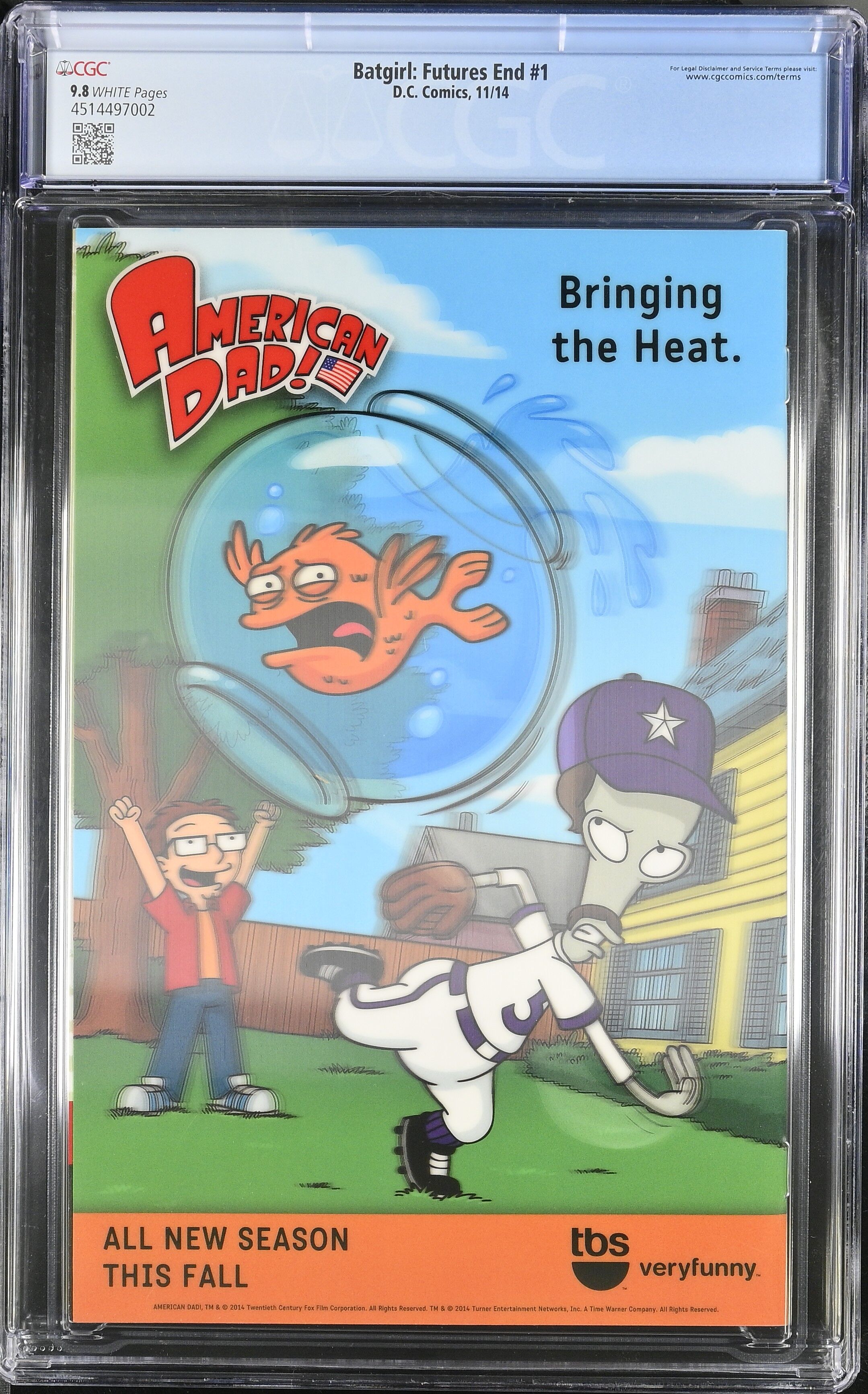 Batgirl: Futures End #1 CGC 9.8 3D Lenticular Cover