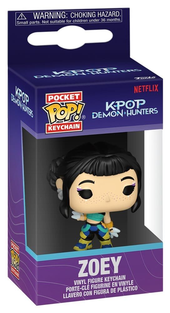 KPop Demon Hunters POP! Vinyl Schlüsselanhänger Zoey 4 cm KPop Demon Hunters POP! Vinyl Schlüsselanhänger Zoey 4 cm