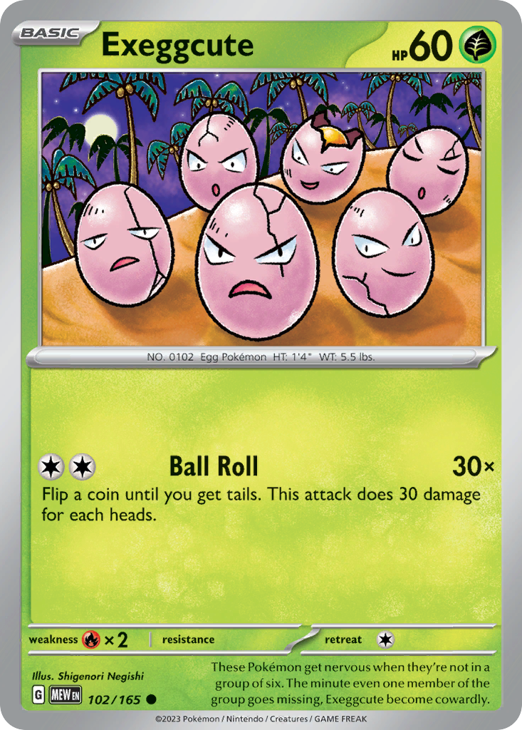 Exeggcute - 102/207 - EN