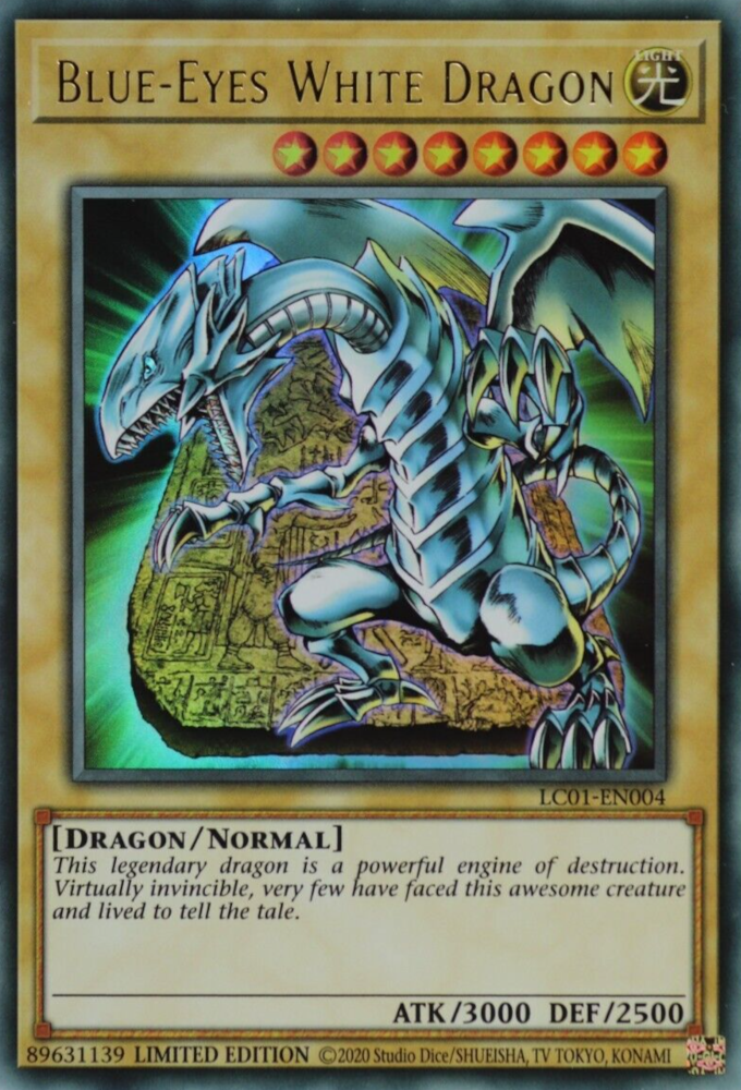 Blue-Eyes White Dragon - LC01-EN004 - Ultra Rare Blue-Eyes White Dragon - LC01-EN004 - Ultra Rare