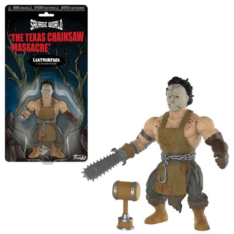 Texas Chainsaw Massacre Savage World Actionfigur Leatherface 10 cm Texas Chainsaw Massacre Savage World Actionfigur Leatherface 10 cm