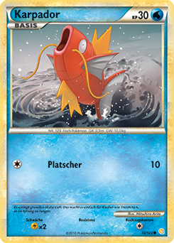 Karpador - 72/123 - Reverse Holo - Pokémon TCG - Near Mint