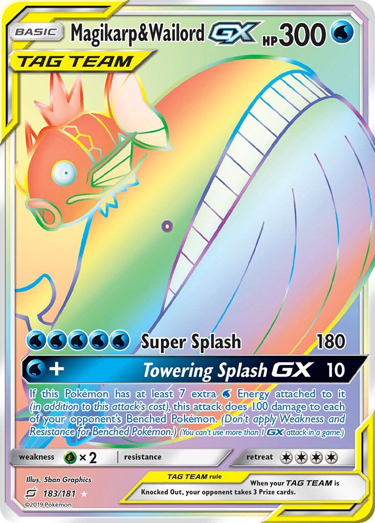 Magikarp & Wailord-GX - 183/181 - EN Magikarp & Wailord-GX - 183/181 - EN
