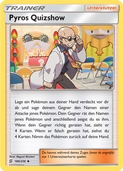 Pyros Quizshow 186/236 - Pokémon TCG