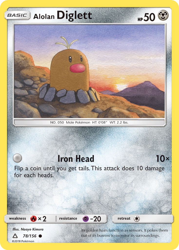 Alolan Diglett - 78/156 - EN