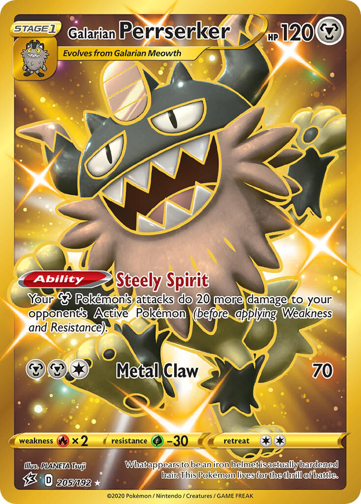 Galarian Perrserker - 205/192 - EN