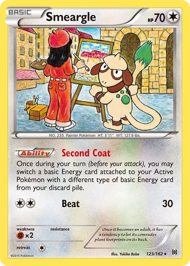 Smeargle - 123/162 - EN