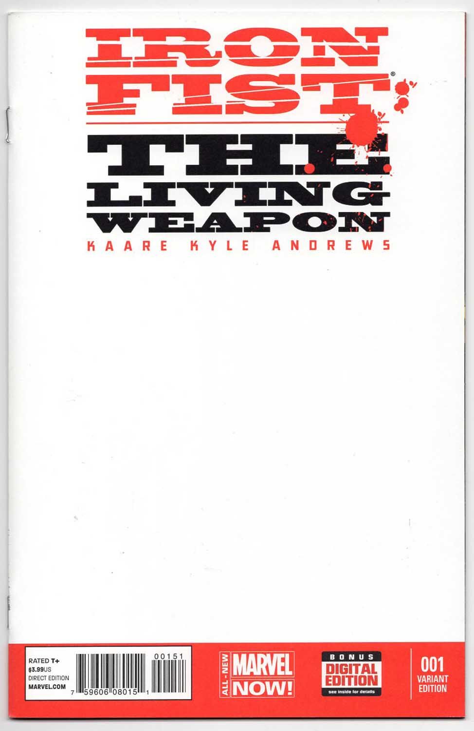 Iron Fist The Living Weapon #1