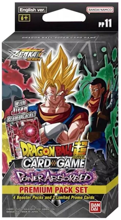 Dragonball Super Card Game - Zenkai Series 03 Power Absorbed Premium Pack Set PP11 - EN Dragonball Super Card Game - Zenkai Series 03 Power Absorbed Premium Pack Set PP11 - EN