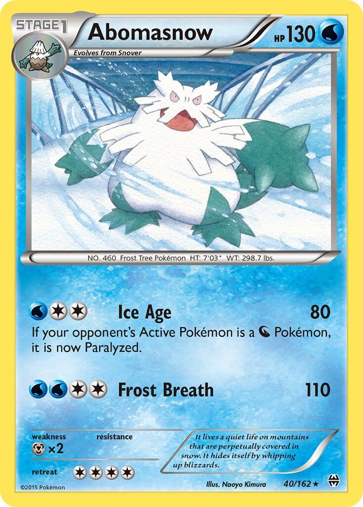 Abomasnow - 40/162 - EN Abomasnow - 40/162 - EN