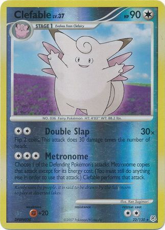 Clefable - 22/130 - Reverse Holo - EN