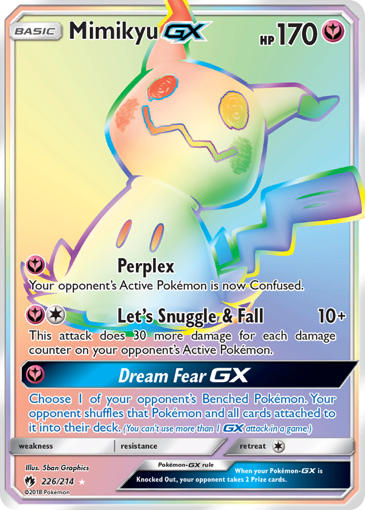 Mimikyu-GX - 226/214 - EN Mimikyu-GX - 226/214 - EN