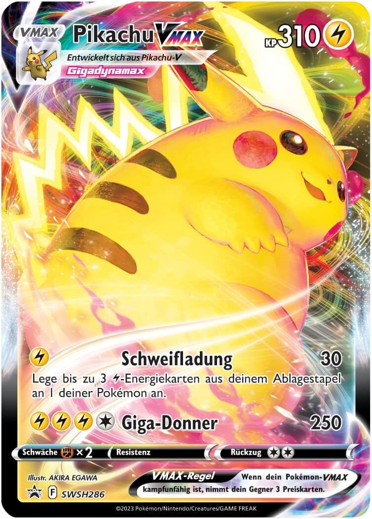 Pokémon Schwert & Schild Zenit der Könige: Pikachu VMAX Spezial-Kollektion Box - DE