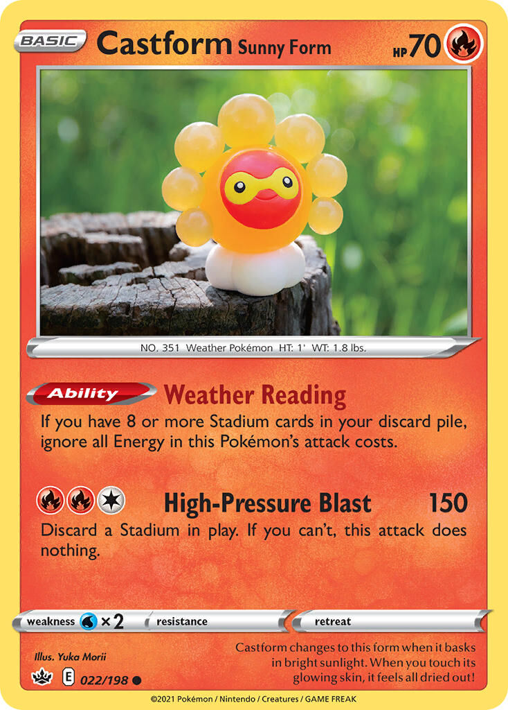Castform Sunny Form - 022/198 - EN Castform Sunny Form - 022/198 - EN