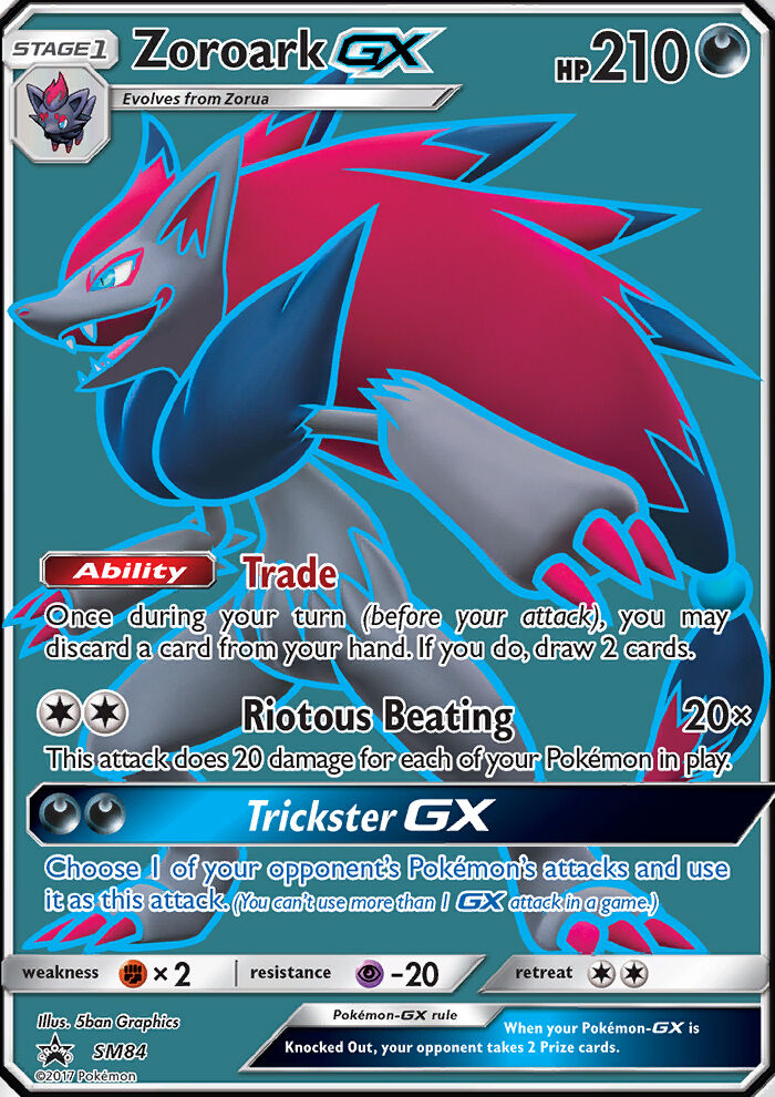 Zoroark GX SM84 - Pokémon XXL TCG