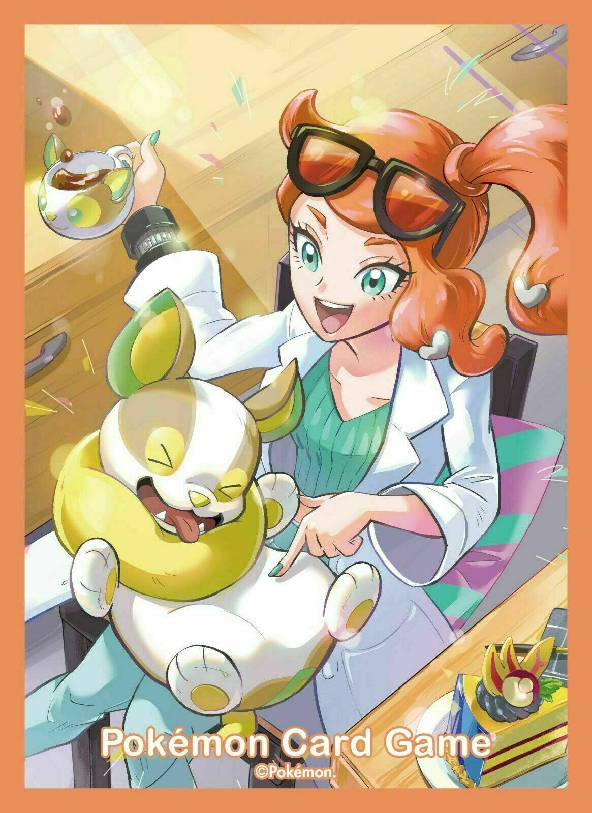Pokémon Center Sonia Set Rubber Play Mat, Sleeve, Card Box & Deck Case - 2021