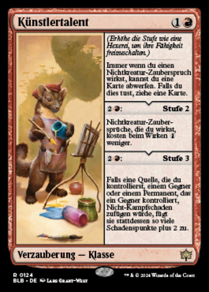 Artist's Talent - BLB 124 - Normal - DE - NM