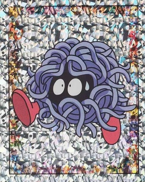 Tangela-Prism - S18 - Merlin Sticker Series 1 Tangela-Prism - S18 - Merlin Sticker Series 1