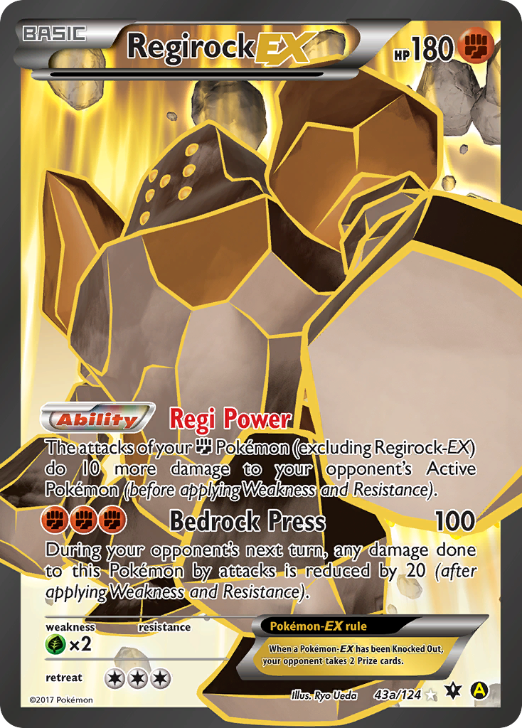Regirock-EX - 43a/124 - EN
