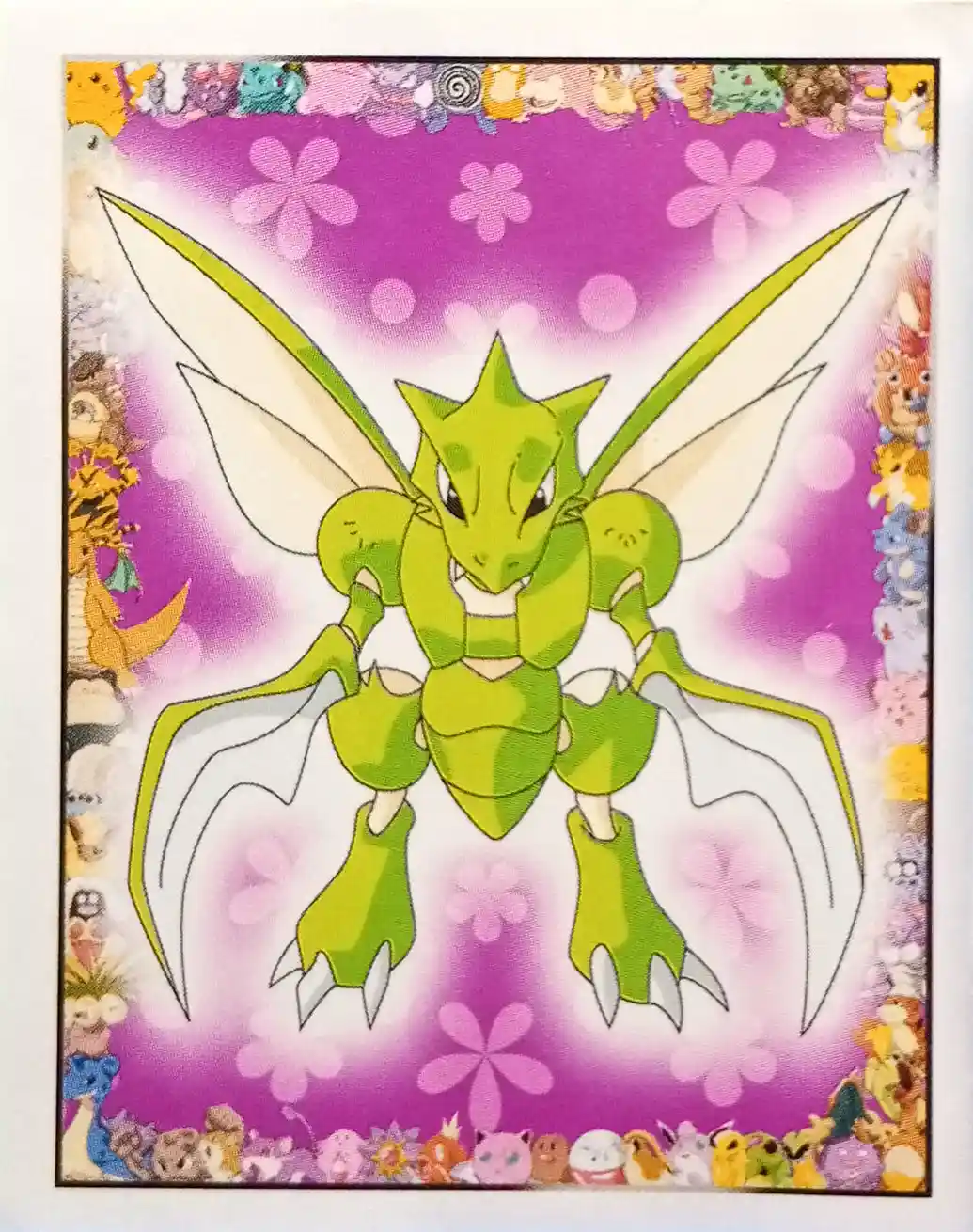 Scyther - 123 - Merlin Sticker Series 1 Scyther - 123 - Merlin Sticker Series 1