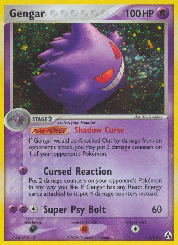 Gengar - 5/92 - EN Gengar - 5/92 - EN