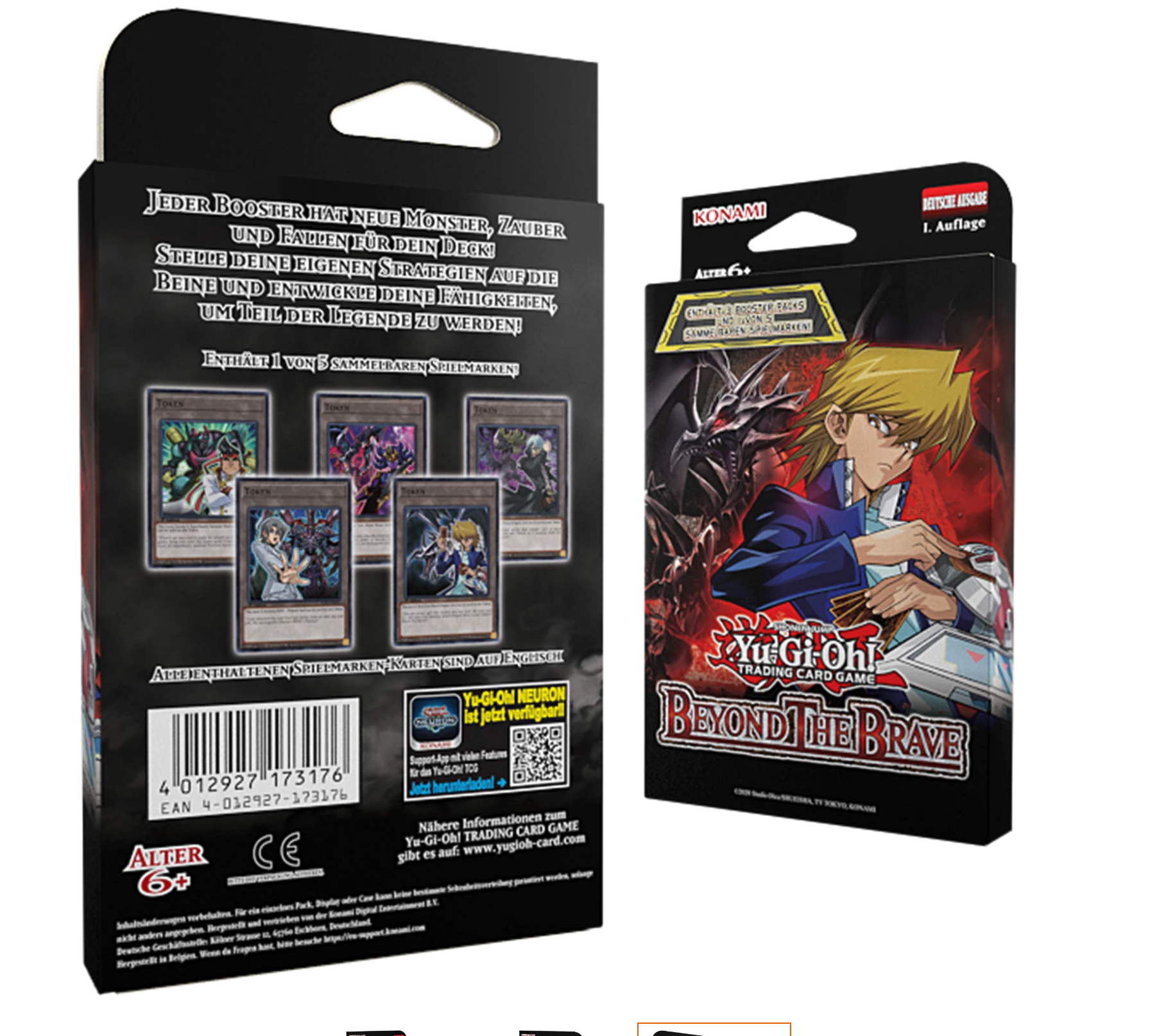 Yu-Gi-Oh! Beyond The Brave 3-Booster Packs Tuckbox - DE