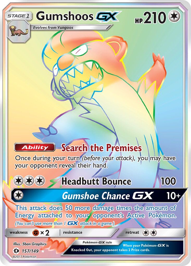 Gumshoos-GX - 157/149 - EN Gumshoos-GX - 157/149 - EN